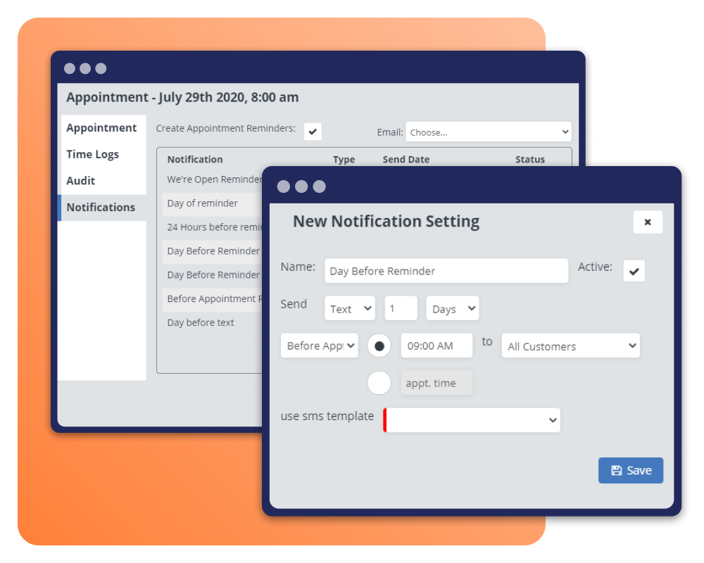 Tools for garage door companies to automate customer communication