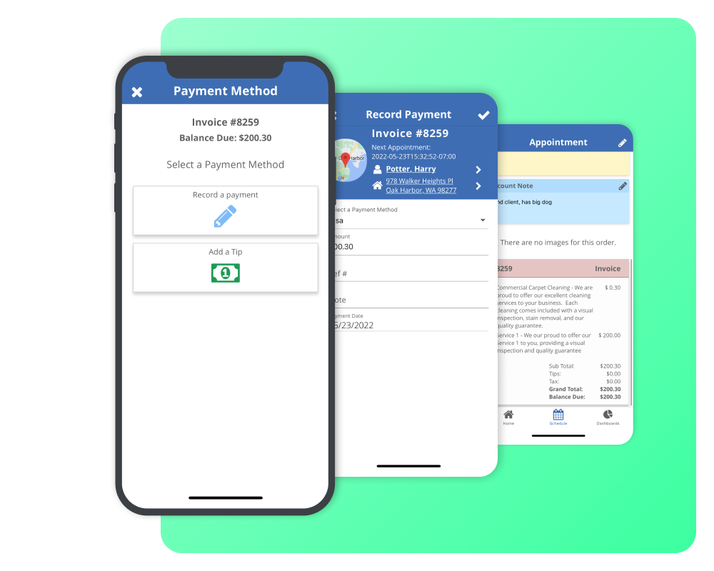 Manage your appliance repair business with a mobile app for iPhone and Android