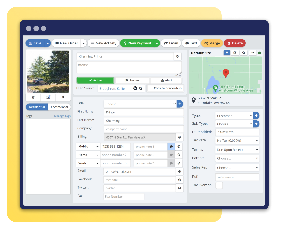 Manage your plumbing customers