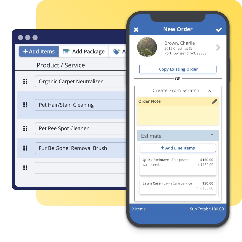Streamline estimate approval with online confirmations for service businesses