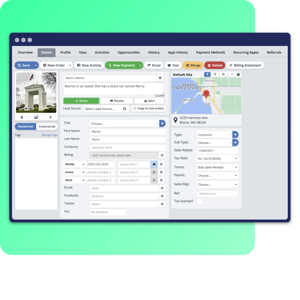 Understand your customers better with detailed account information