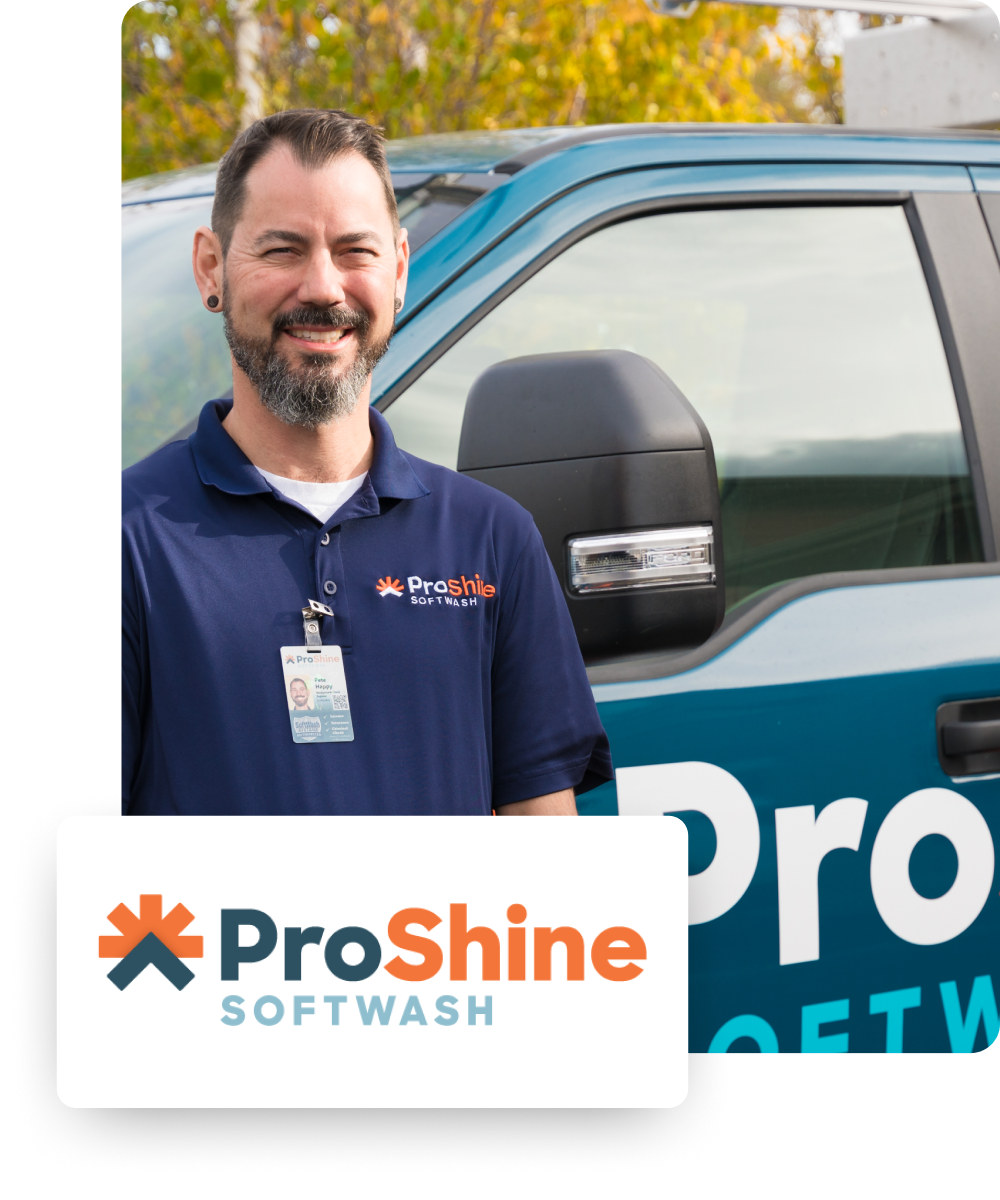 Window washing and Softwash business owner Pete of ProShine