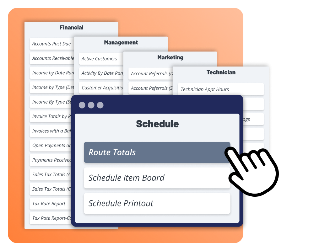 Advanced reporting, exports, and inventory tracking for Softwash businesses